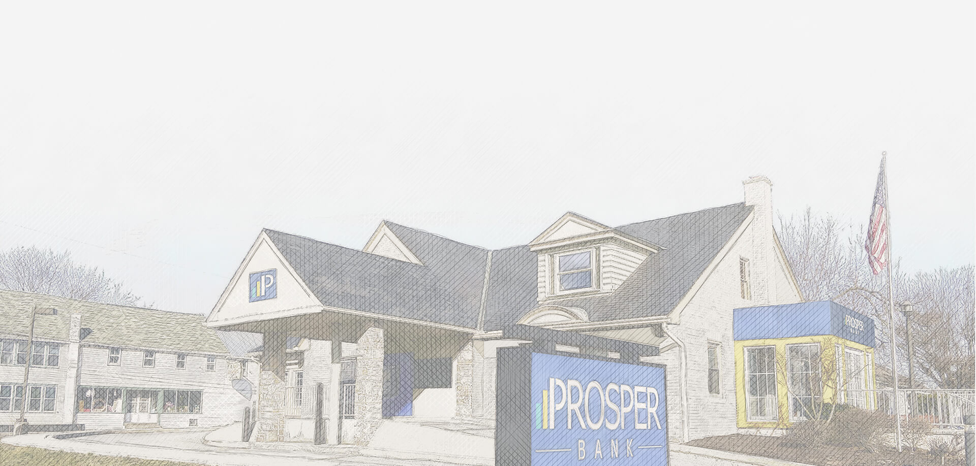 Rendering of Prosper Bank Location with Signage